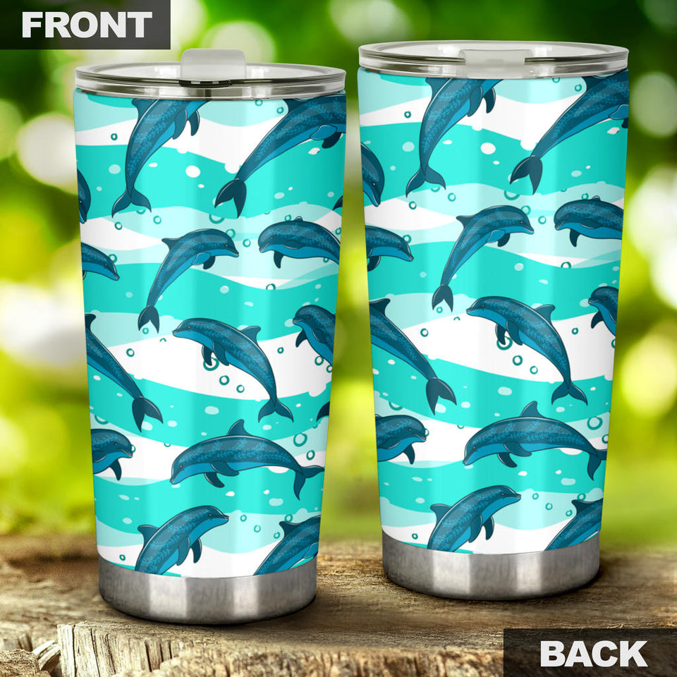 Dolphin Sea Pattern Tumbler