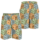 Dice Pattern Print Design 05 Men Shorts