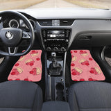 Cake Cherry Pattern Front And Back Car Mats