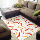 Waterclor Boomerang Australian Aboriginal Ornament Area Rug