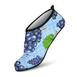 Watercolor Grape Pattern Aqua Shoes