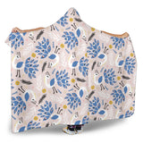 Cute Peacock Pattern Hooded Blanket