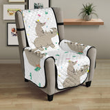 Cute Rhino pattern background Chair Cover Protector
