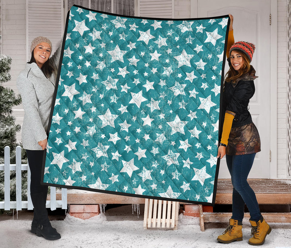 Vintage Star Pattern Premium Quilt