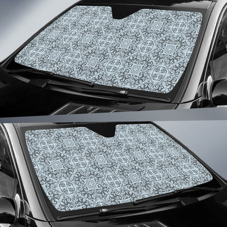 Traditional Indian Element Pattern Car Sun Shade