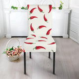Chili Peppers Pattern Dining Chair Slipcover
