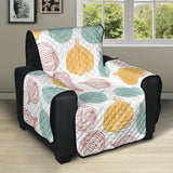 colorful onions white background Recliner Cover Protector