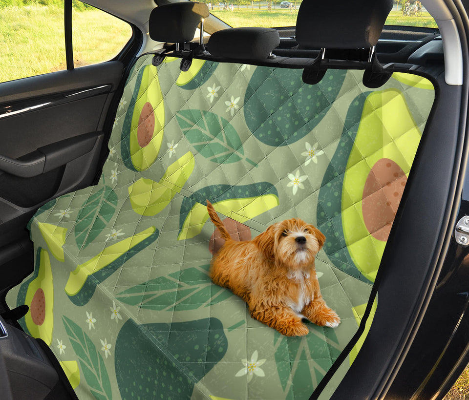 Avocado Pattern Dog Car Seat Covers