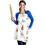 Windmill Design Pattern Adjustable Apron