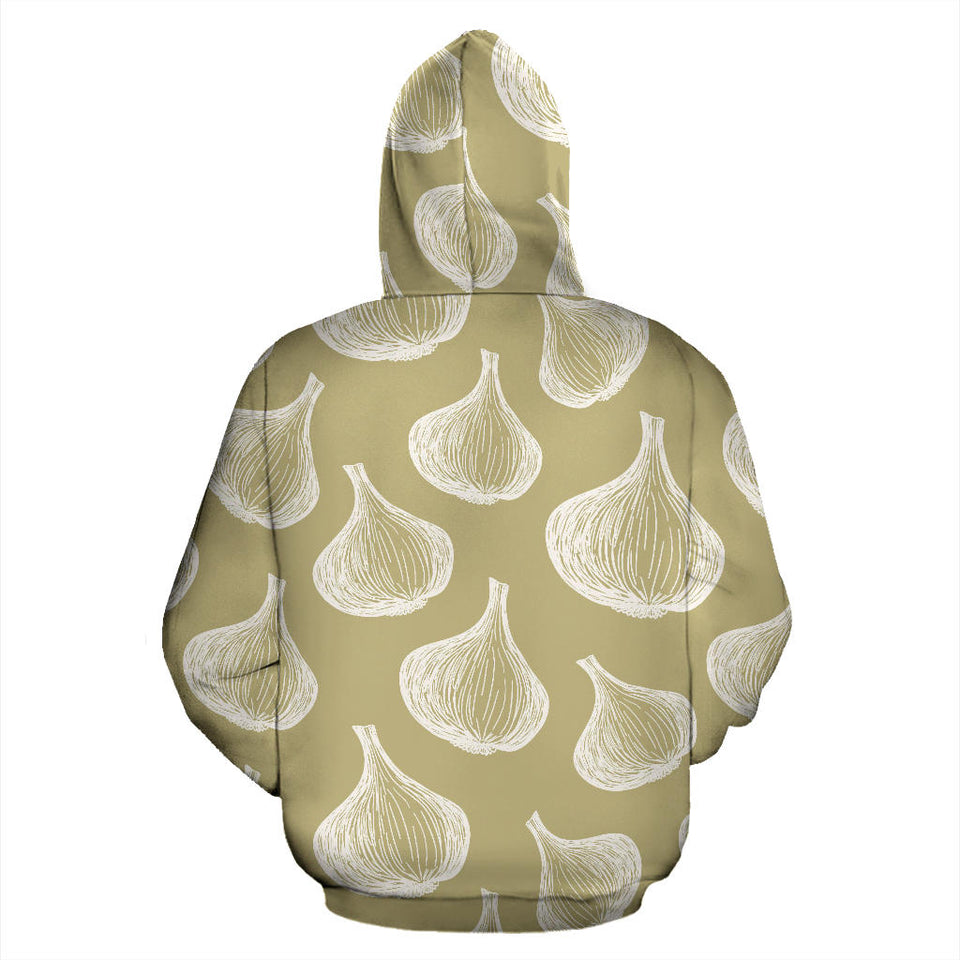 Garlic Design Pattern Men Women Pullover Hoodie
