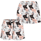 Pig Pattern Print Design 05 Women Shorts