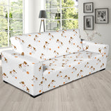 Jack Russel Pattern Print Design 05 Sofa Slipcover