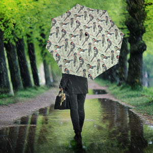 Pigeon Pattern Print Design 04 Umbrella