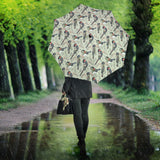Pigeon Pattern Print Design 04 Umbrella