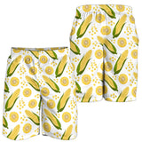 Corn Pattern Print Design 05 Men Shorts