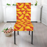 Potato Chips Pattern Print Design 05 Dining Chair Slipcover