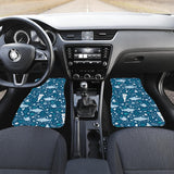 Cute Shark Pattern Front Car Mats