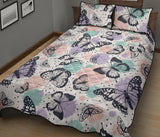 Butterfly pattern Quilt Bed Set