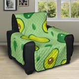 Avocado pattern green background Recliner Cover Protector