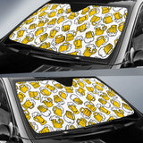 Beer Design Pattern Car Sun Shade