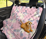 Japanese Crane Rose Pattern Dog Car Seat Covers