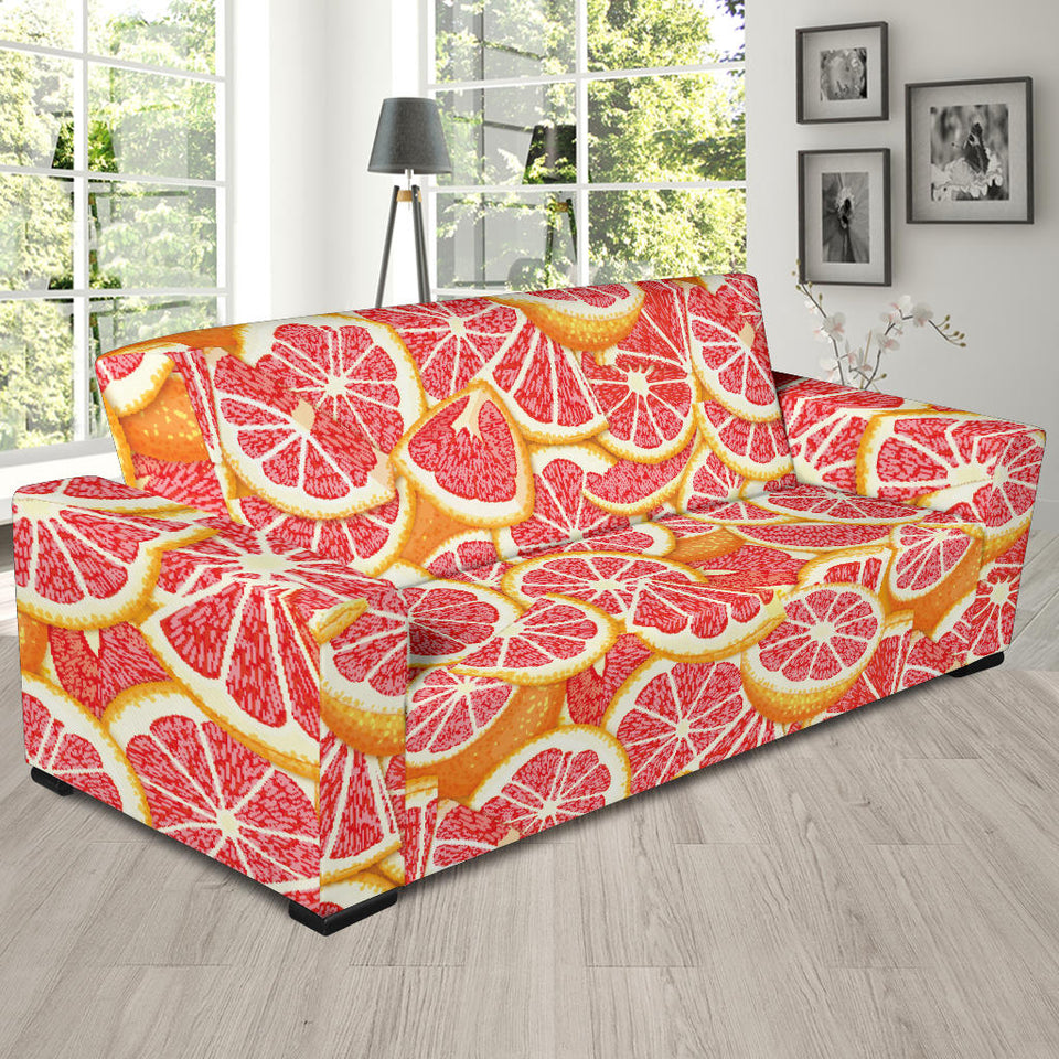 Tropical Grapefruit Pattern Sofa Slipcover