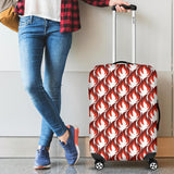 Fire Flame Symbol Design Pattern Cabin Suitcases Luggages