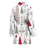 Cute Christmas Tree Pattern Women'S Bathrobe