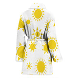 Sun Pattern Women'S Bathrobe