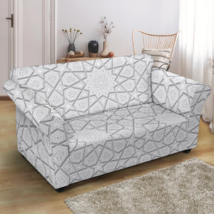 Arabic Star Pattern Loveseat Couch Slipcover