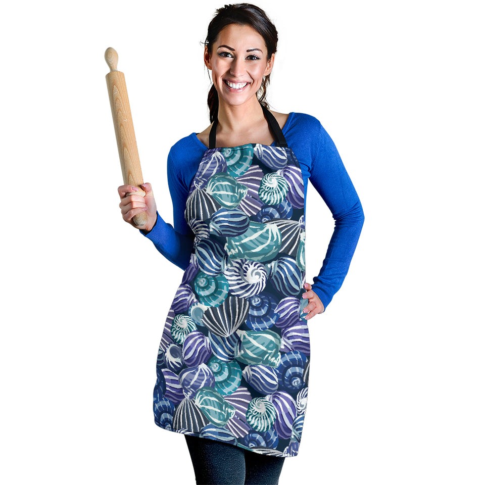 Shell Design Pattern Adjustable Apron