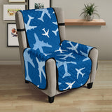 Airplane pattern in the sky Chair Cover Protector