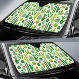 Cactus Pattern Car Sun Shade