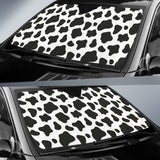 Cow Skin Pattern Car Sun Shade