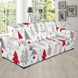 Cute Christmas Tree Pattern Sofa Slipcover
