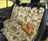 Light Green Camo Camouflage Pattern Dog Car Seat Covers