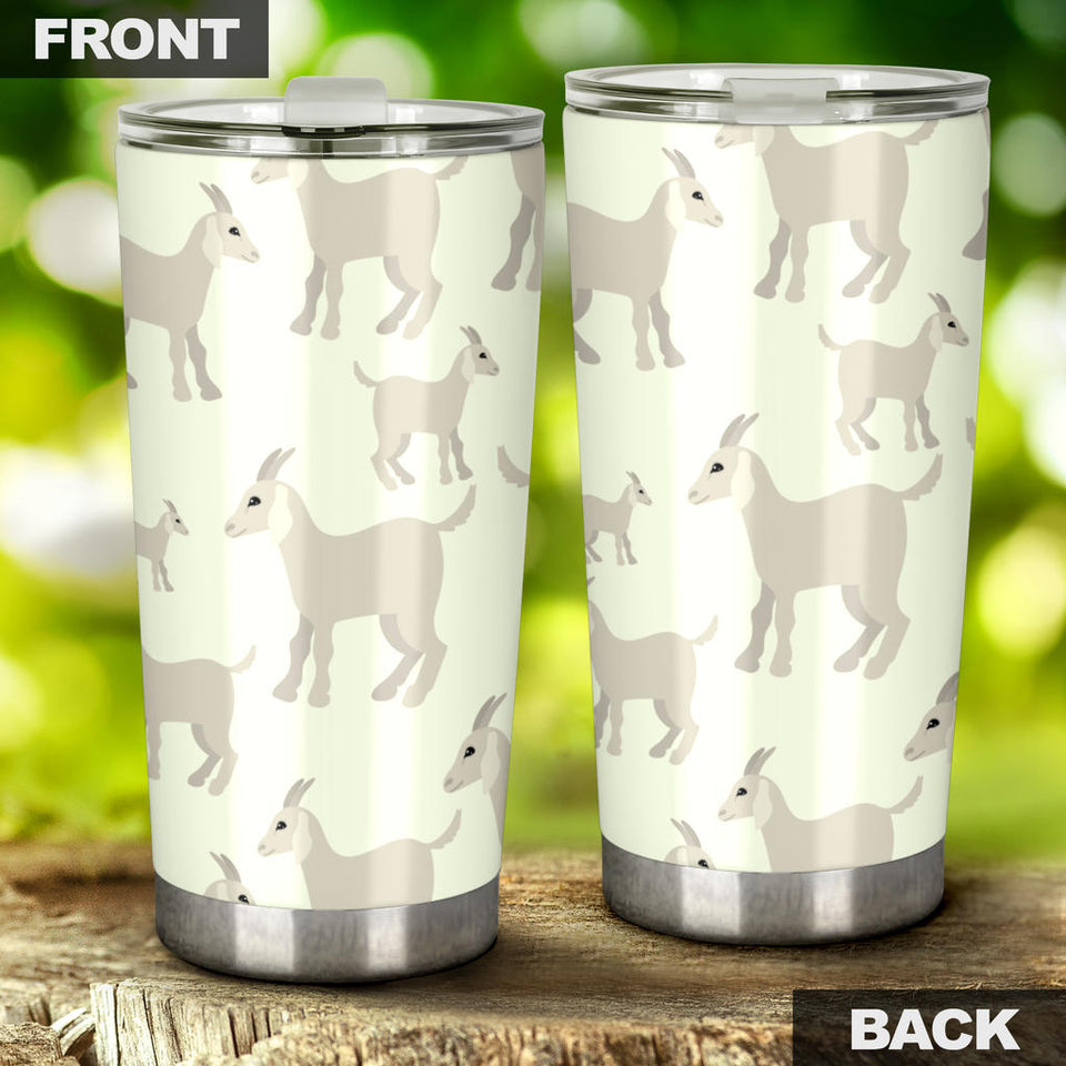 Little Young Goat Pattern Tumbler