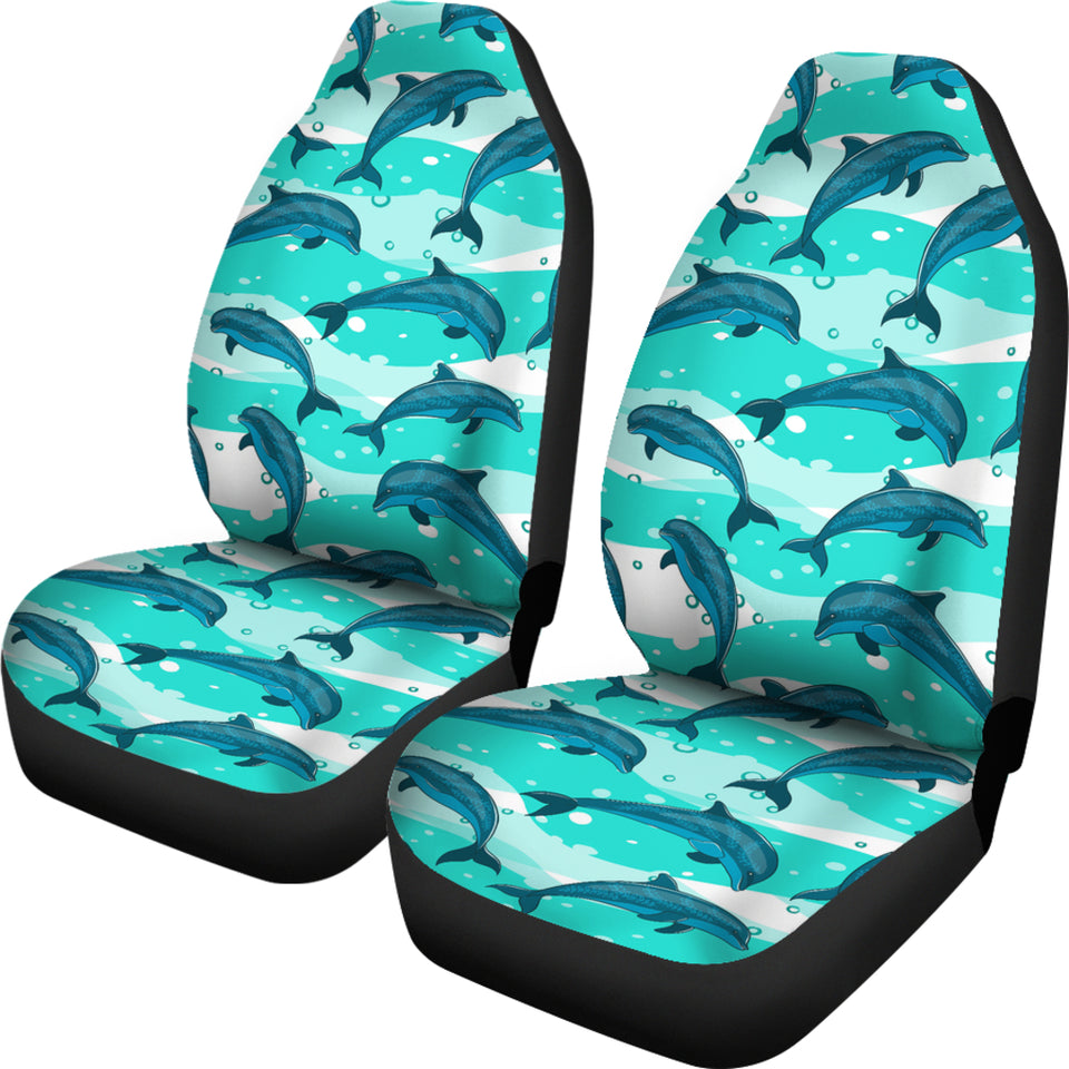 Dolphin Sea Pattern Universal Fit Car Seat Covers