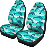 Dolphin Sea Pattern Universal Fit Car Seat Covers