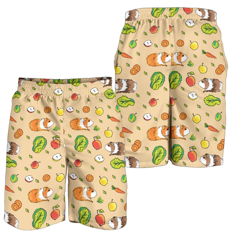 Guinea Pig Pattern Print Design 05 Men Shorts
