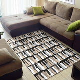 Piano Pattern Print Design 04 Area Rug