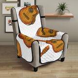 Paint Guitar Pattern Chair Cover Protector