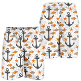 Clown Fish Pattern Print Design 02 Men Shorts