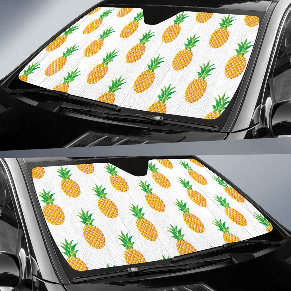 Pineapples Pattern Car Sun Shade