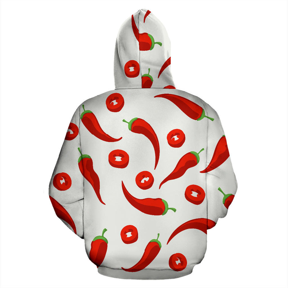Chili Pattern Men Women Pullover Hoodie