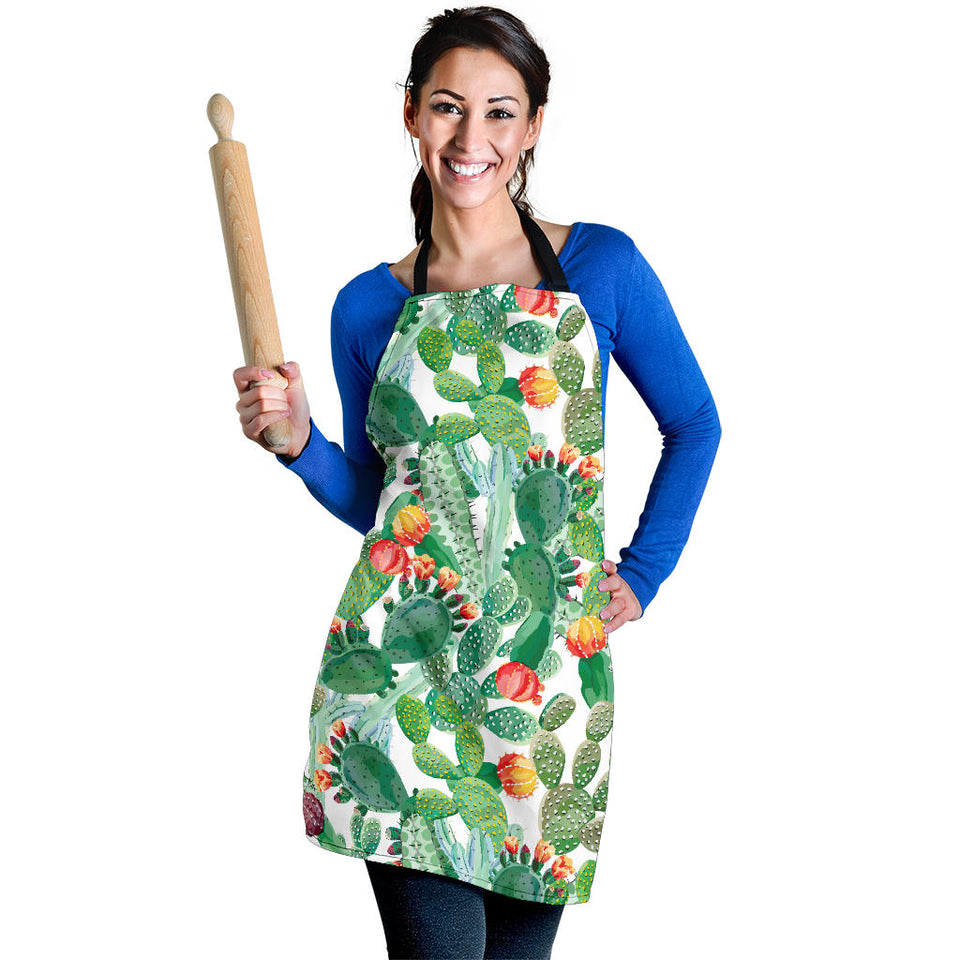Cactus Design Pattern Copy Adjustable Apron