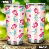 Cute Little Mermaid Pattern Tumbler