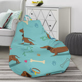 Dachshund Decorative Background Bean Bag Cover