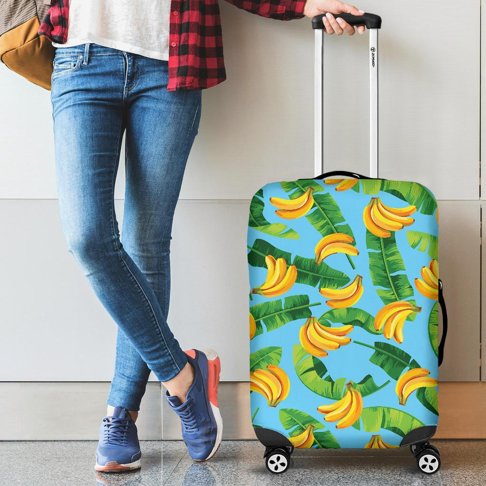 Banana Leaves Banana Design Pattern Cabin Suitcases Luggages