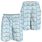 Swordfish Pattern Print Design 01 Men Shorts